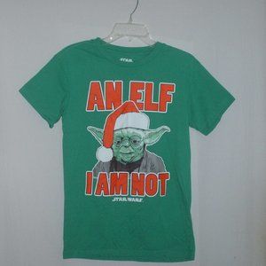 Star Wars Yoda Christmas T-shirt - An Elf I Am Not - NWOT - size small (34/36)